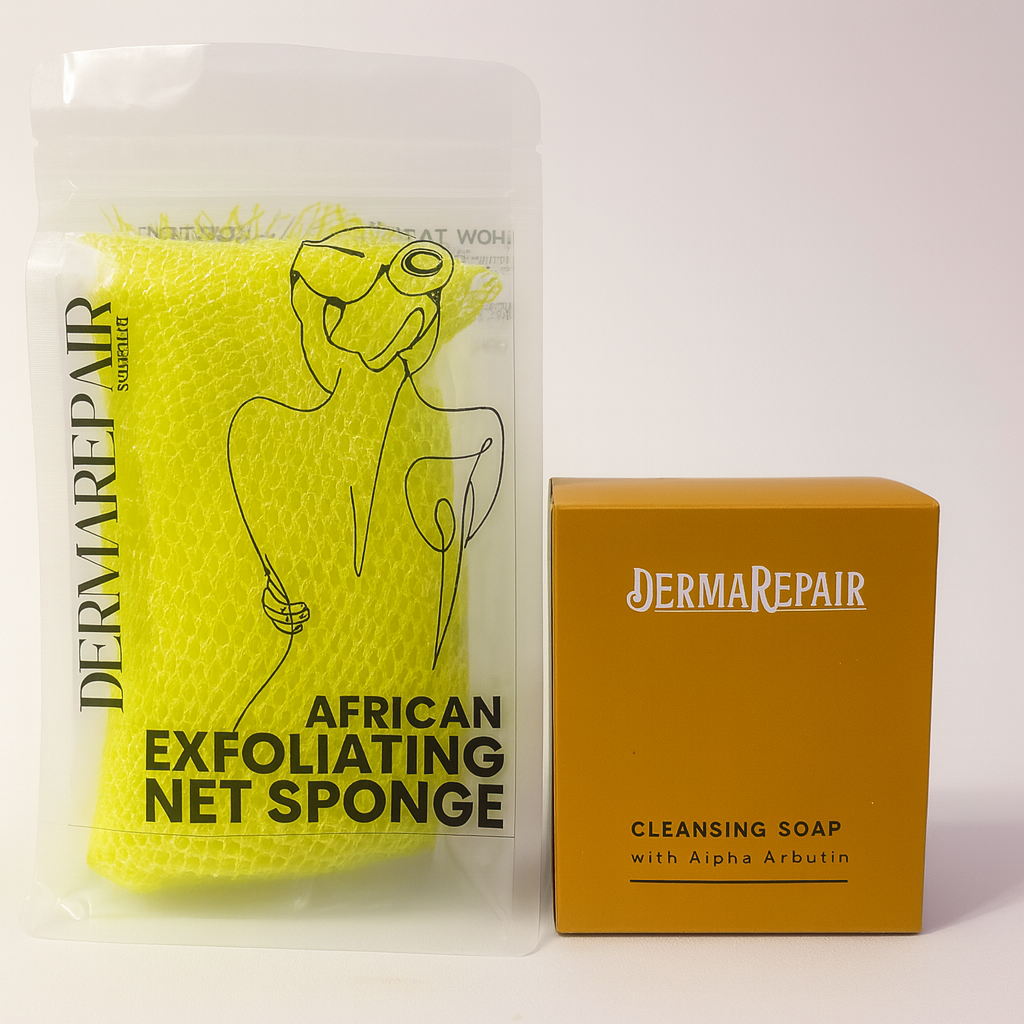 Turmeric Soap and Africa net sponge