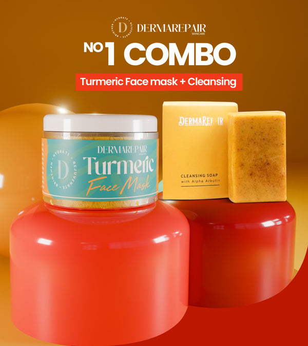 Glow Combo: Turmeric Face Mask + Turmeric Bar Soap